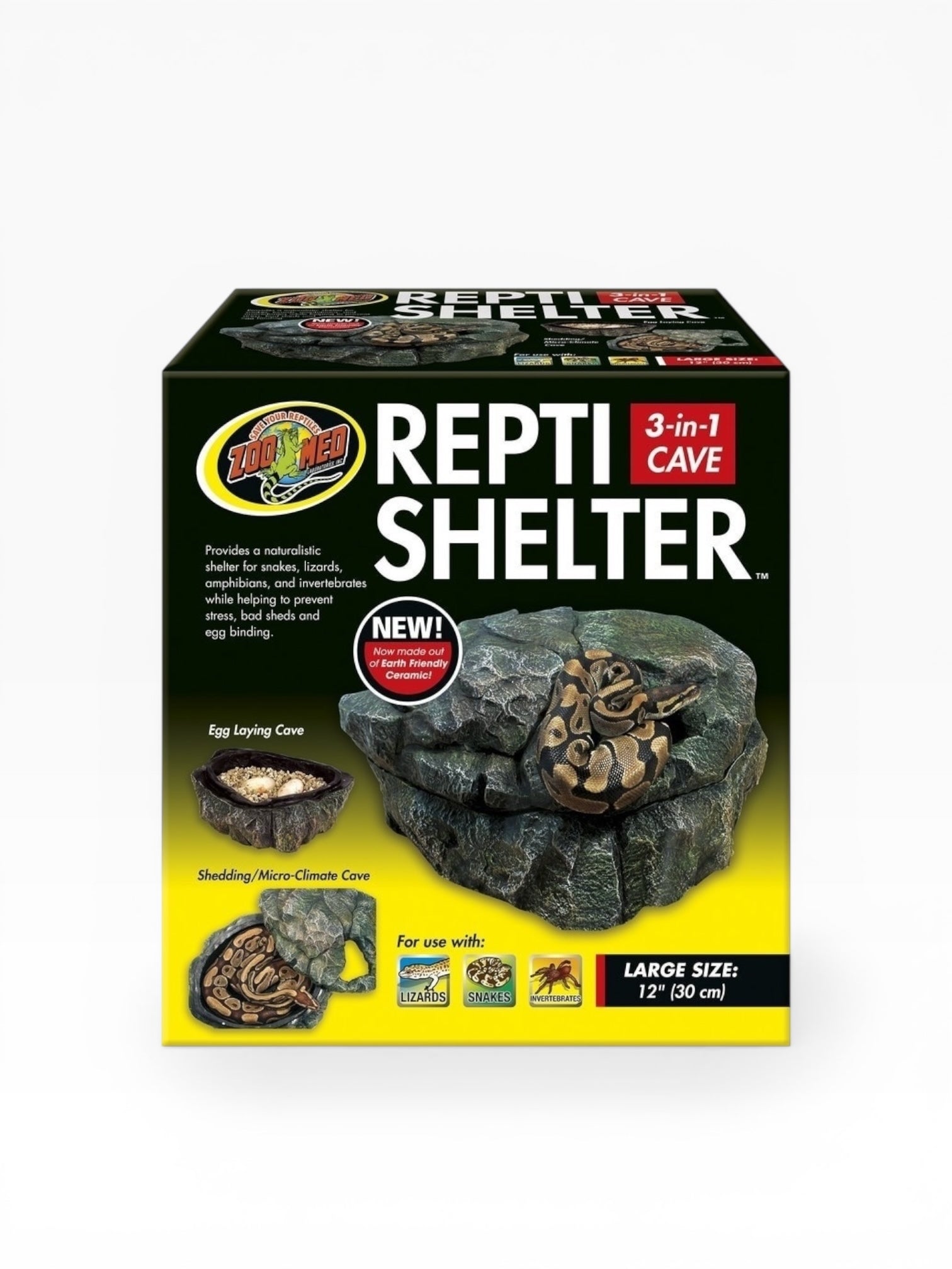 Repti Shelter 3-в-1 Пещера L 30см