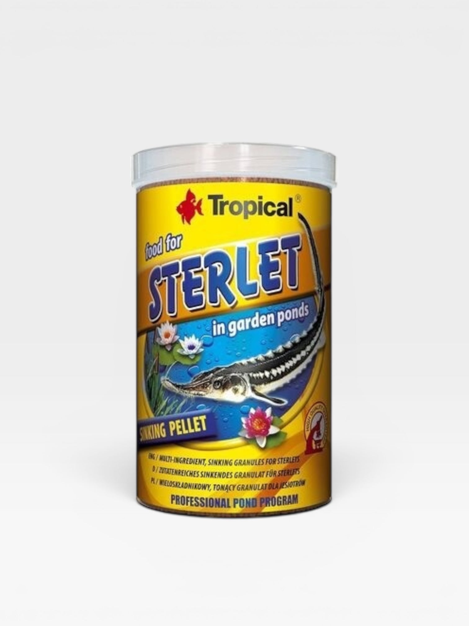 Храна за есетра- Tropical Food for Sterlet, 1000мл / 650гр