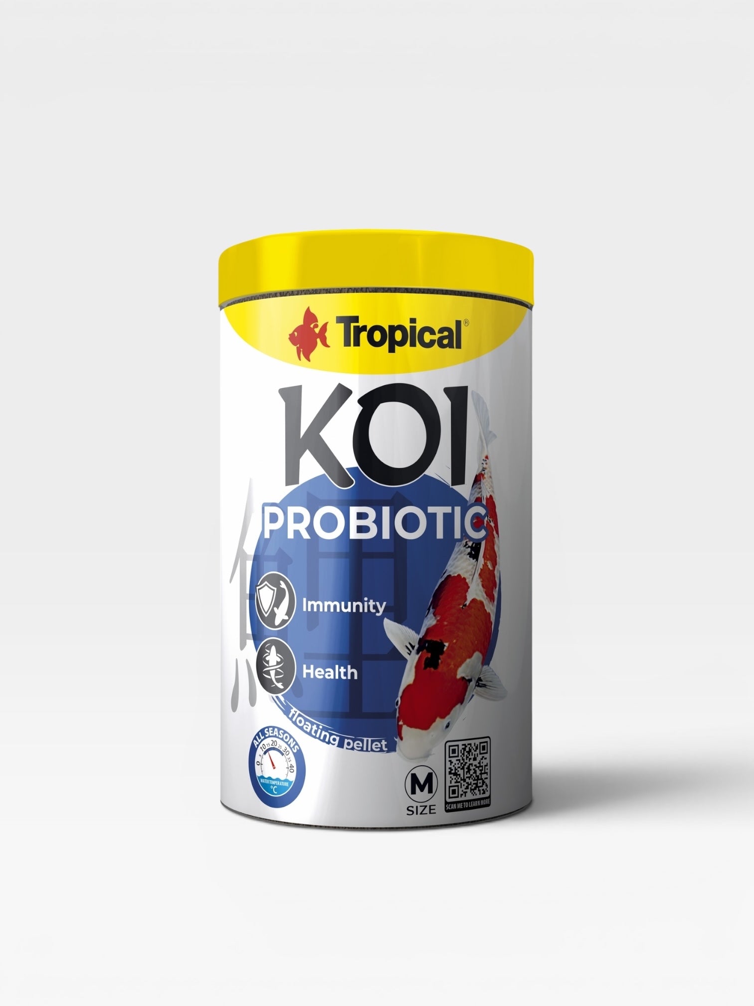 Tropical Koi Probiotic Pellet S 1L за шаран кои, пробиотична формула