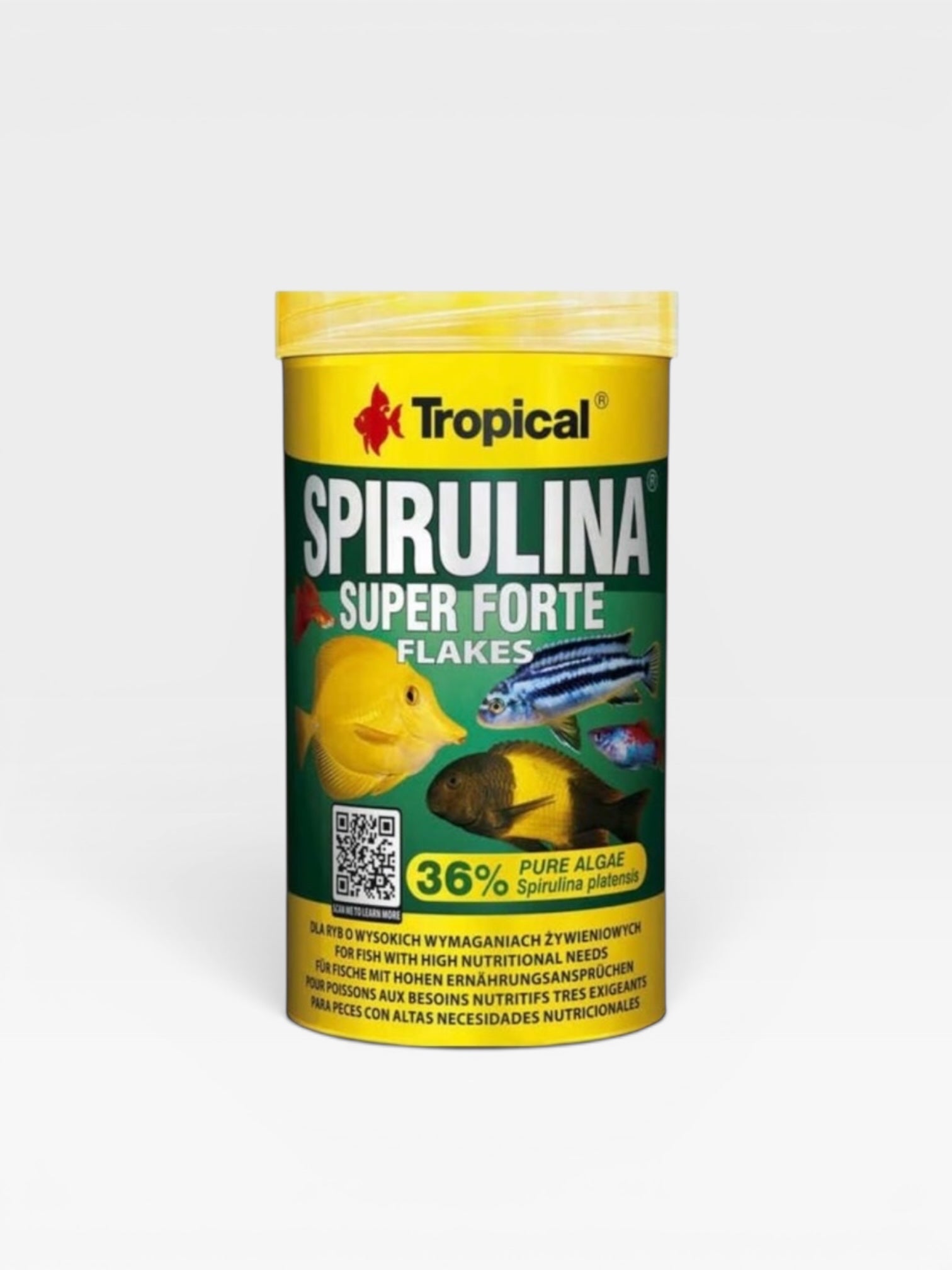 Tropical Super Spirulina Forte Flakes-растителна храна 250мл