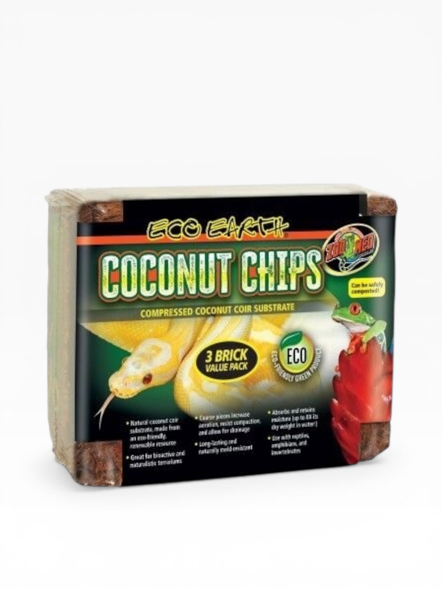 ECO EARTH COCONUT CHIPS 3PACK